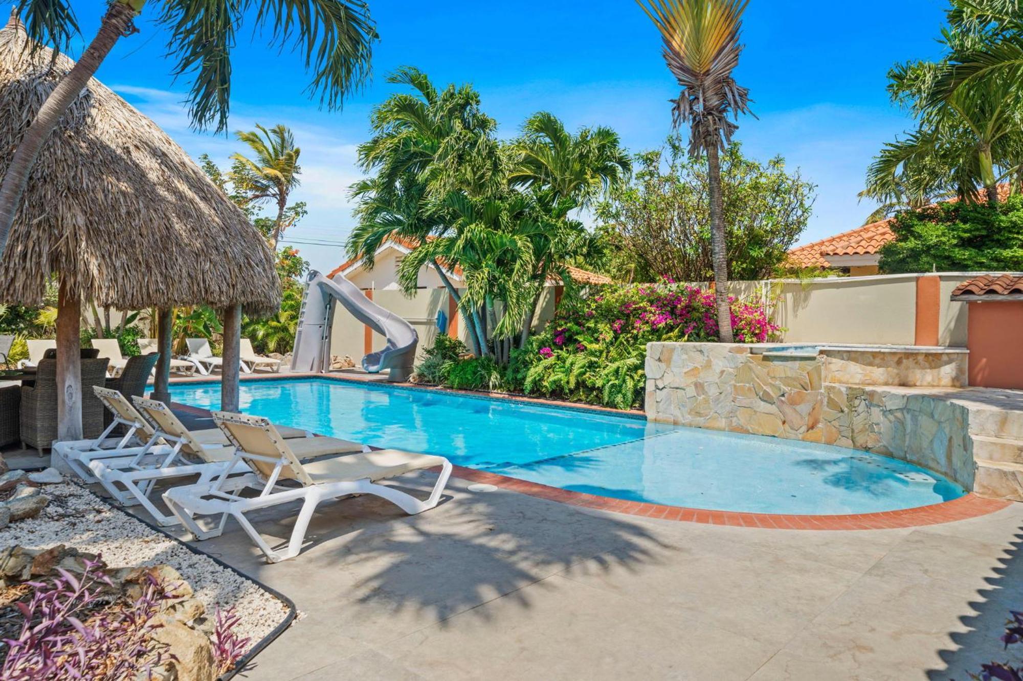 Pool Villajacuzzifree Utilities3Minpalm Beach Ноорд Экстерьер фото
